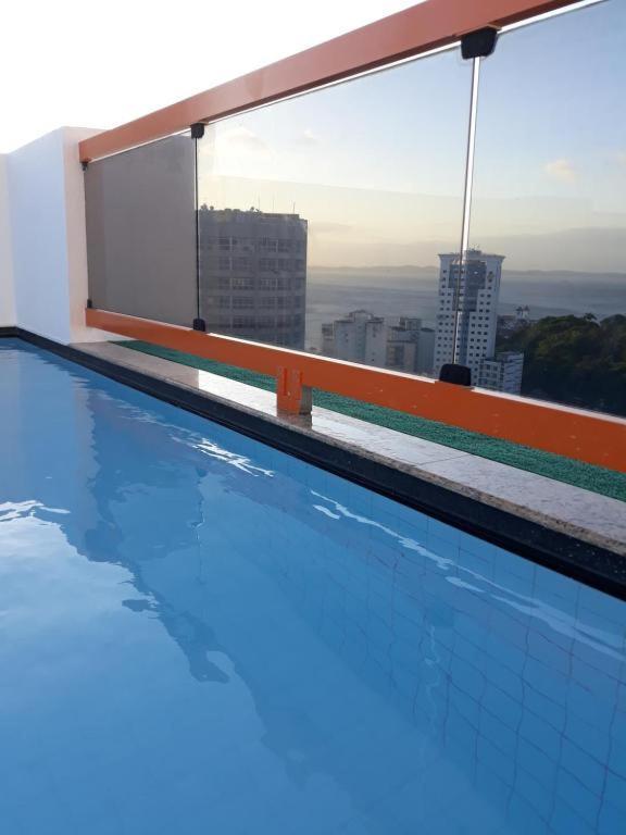 Flat Luxo Bem Localizado No Bairro Da Barra Salvador Exterior foto