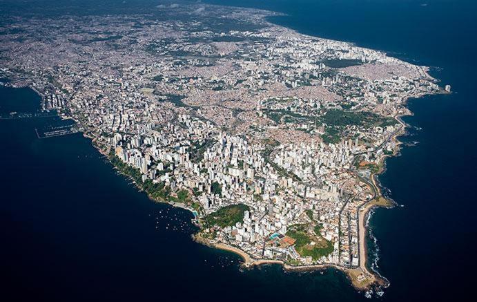 Flat Luxo Bem Localizado No Bairro Da Barra Salvador Exterior foto