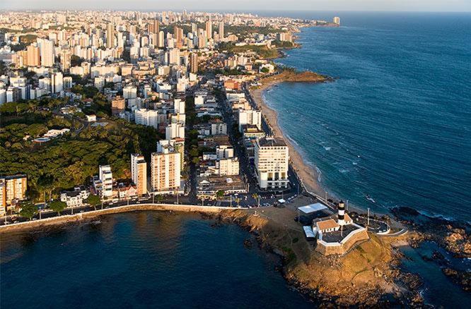 Flat Luxo Bem Localizado No Bairro Da Barra Salvador Exterior foto